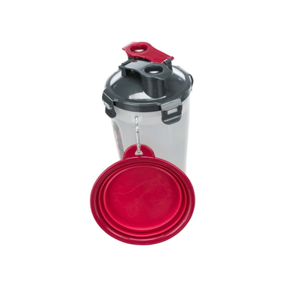 Hundefutter- und Wasserbehälter für unterwegs