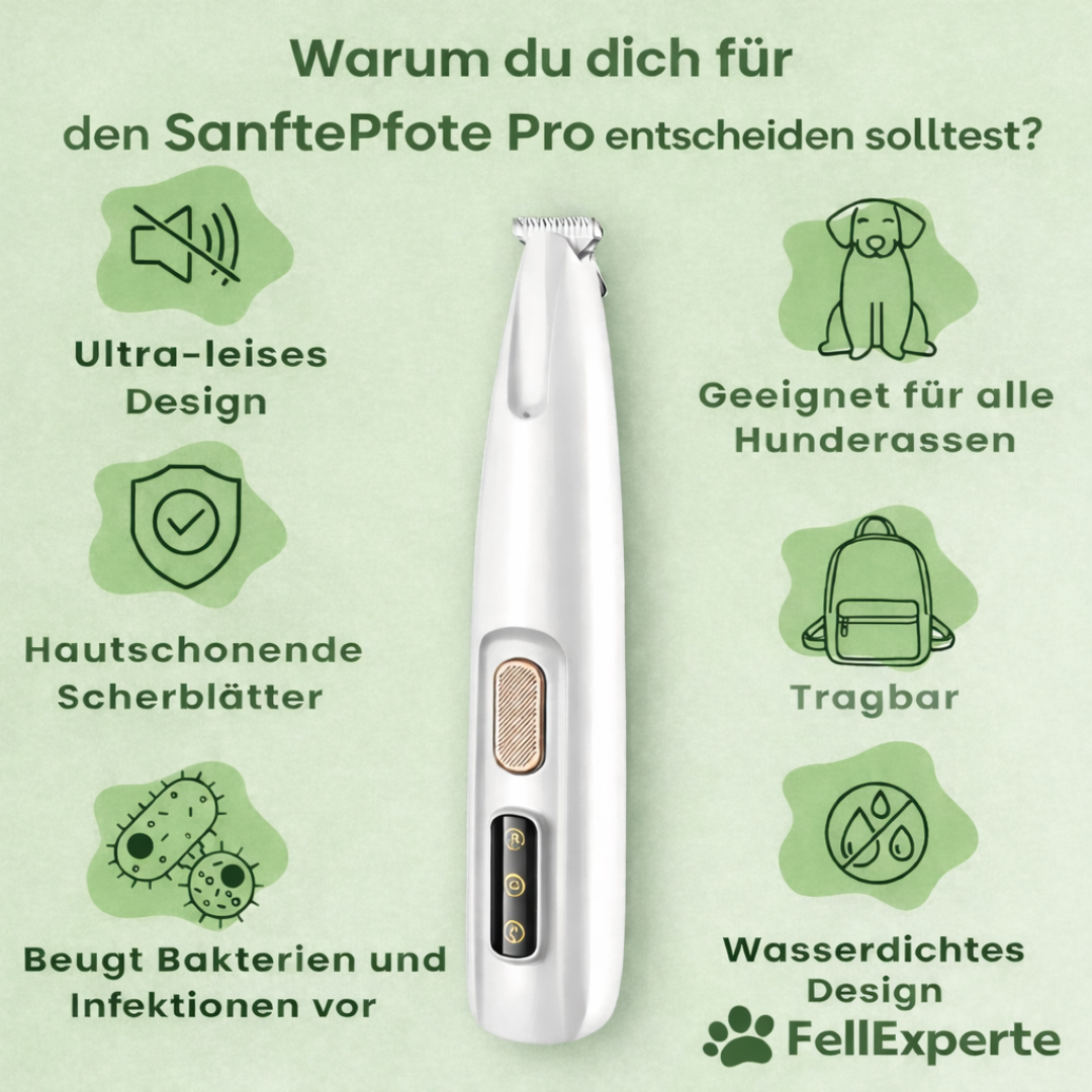SanftePfote Pro™ - Schmerzfreie Pfotenpflege in Sekundenschnelle