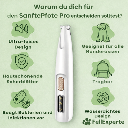 SanftePfote Pro™ - Schmerzfreie Pfotenpflege in Sekundenschnelle