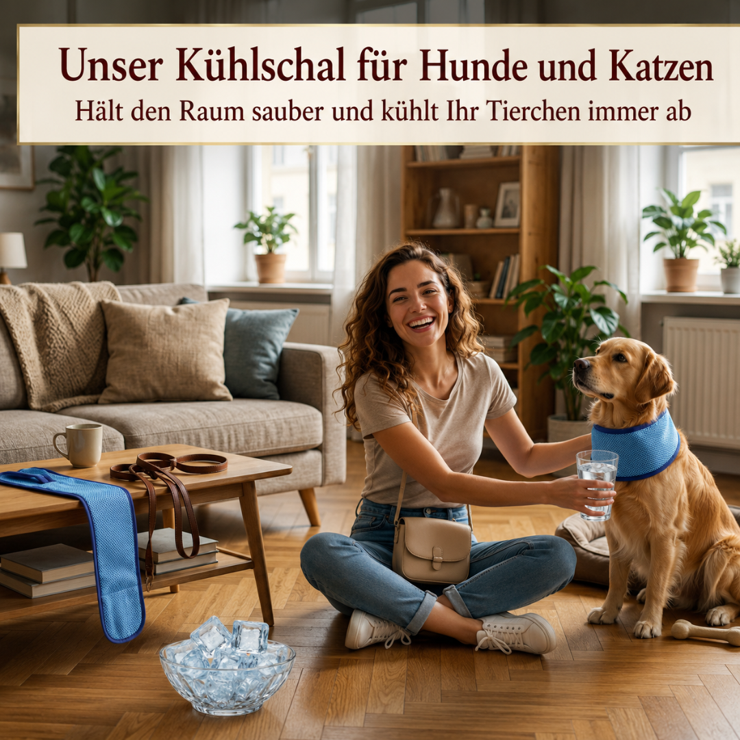 Kühlender Schal für Hunde und Katzen