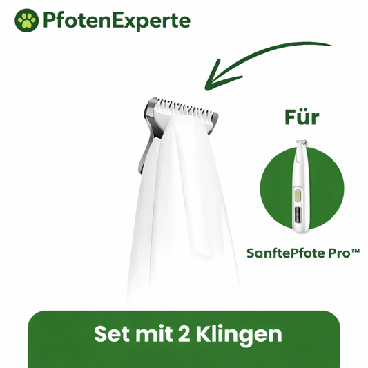 SanftePfote Pro Ersatzklingen - Für anhaltend perfekte Pfotenpflege (Set mit 2 Klingen)