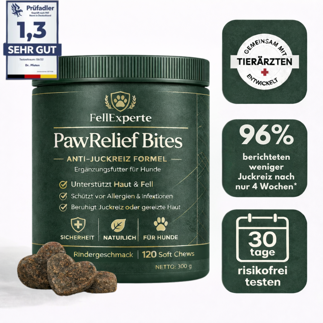 PawRelief Bites - Juckreiz & Allergie Leckerlis